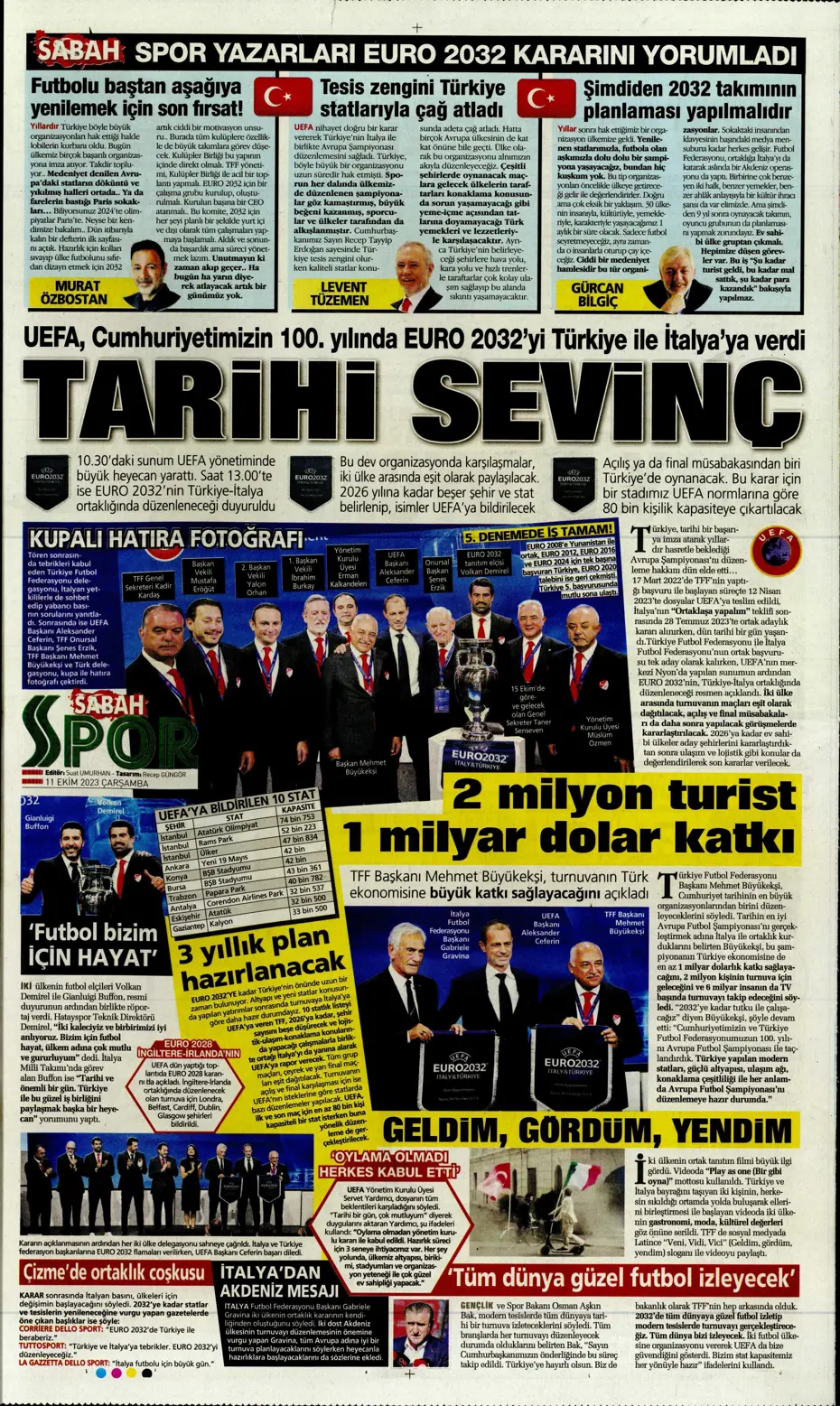 "Sergio Oliveira'ya yol göründü" | Sporun manşetleri (11 Ekim 2023) - 27