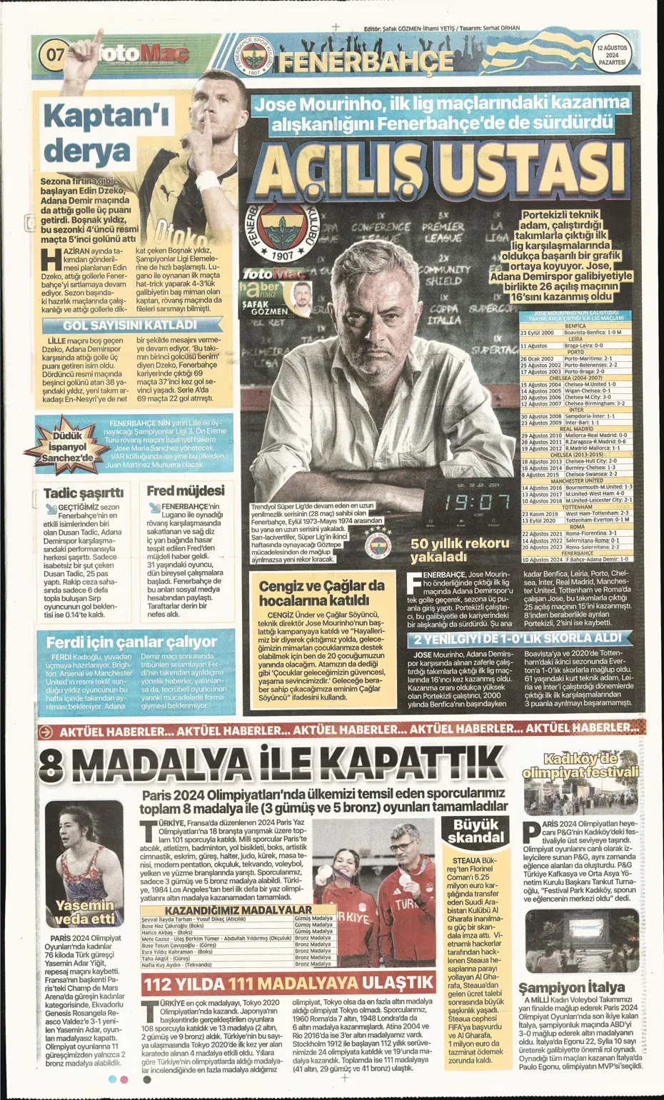 "Fenerbahçe'den 4 isim için İngiltere seferi" | Sporun manşetleri - 17