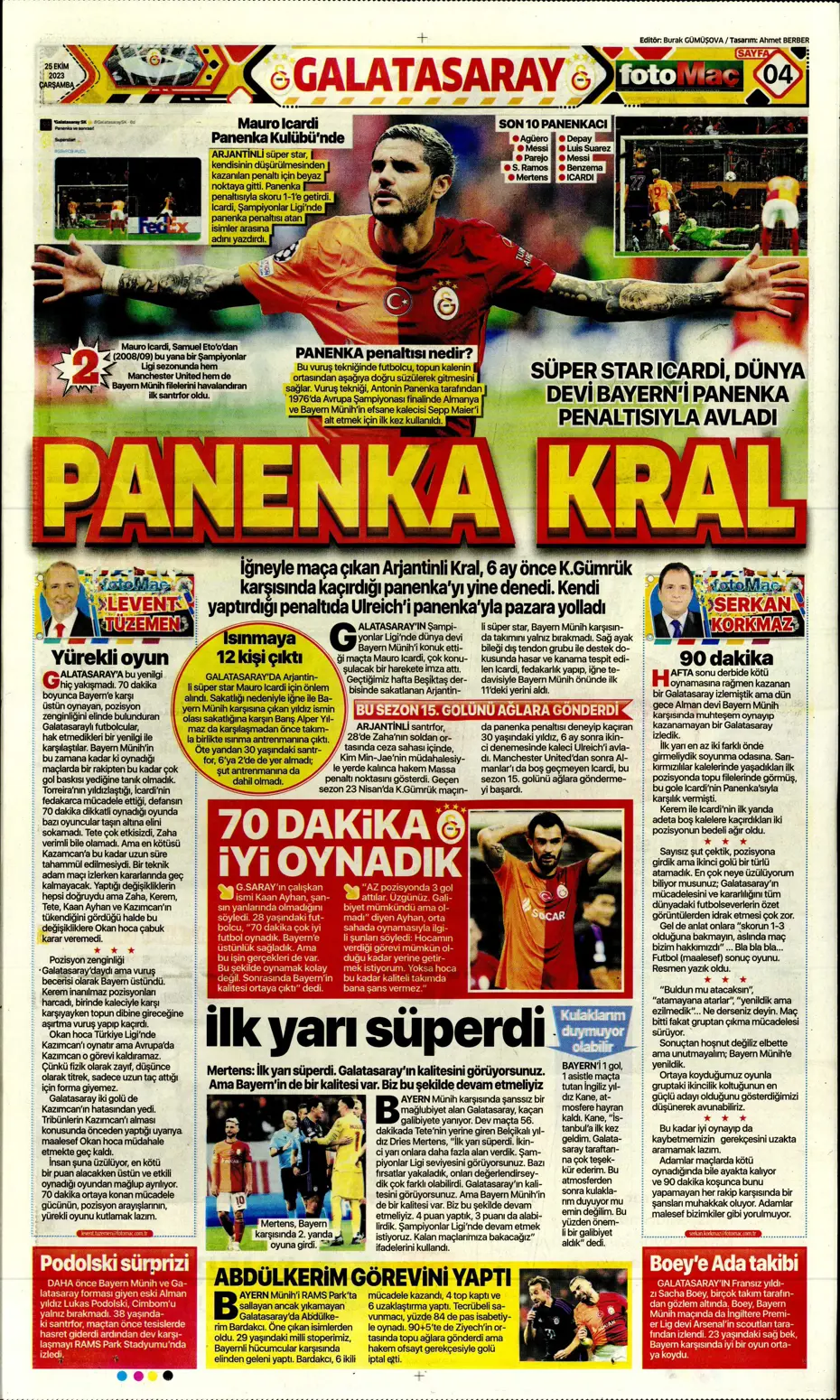 "Adaletin bu mu futbol?" | Sporun manşetleri (25 Ekim 2023) - 11