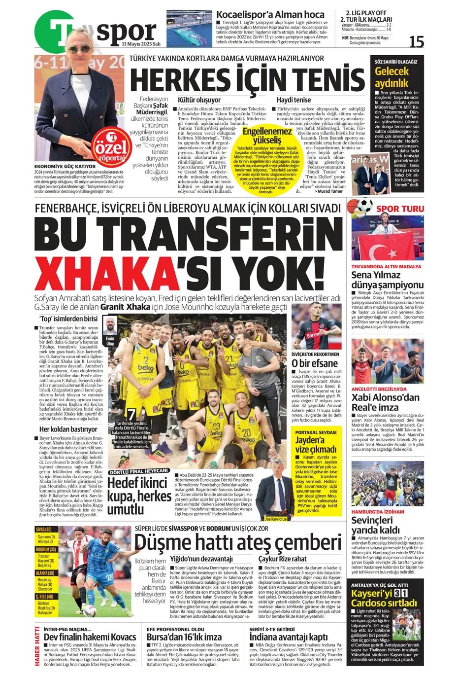 "Galatasaray, Osimhen için Napoli ile anlaştı" | Sporun manşetleri - 34