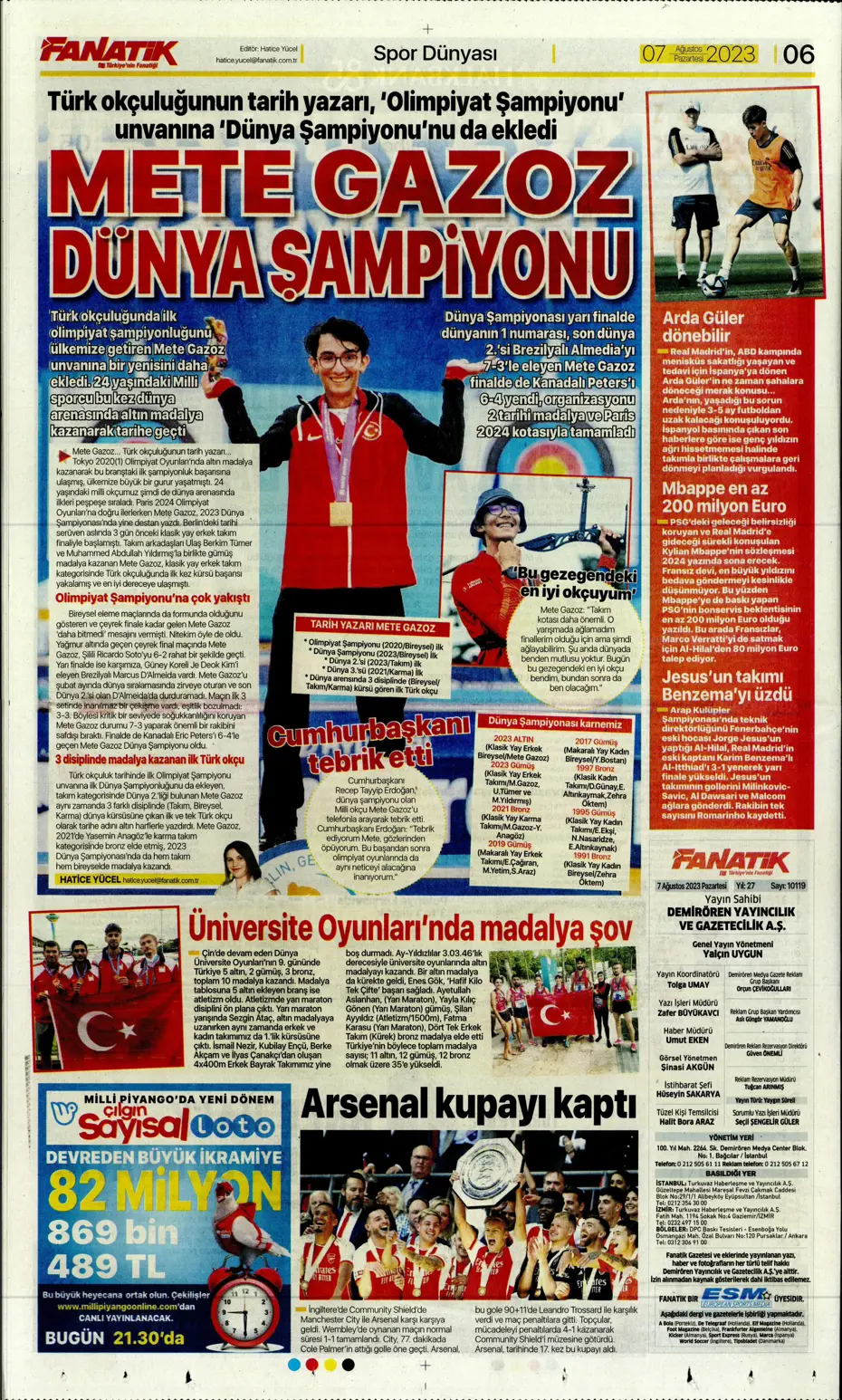 "Zaniolo gidiyor, Talisca geliyor" | Sporun manşetleri (7 Ağustos 2023) - 9 "Zaniolo gidiyor, Talisca geliyor" | Sporun manşetleri (7 Ağustos 2023) - 9