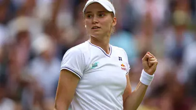 Rybakina ve Krejcikova, Wimbledon'da son 4'e kaldı