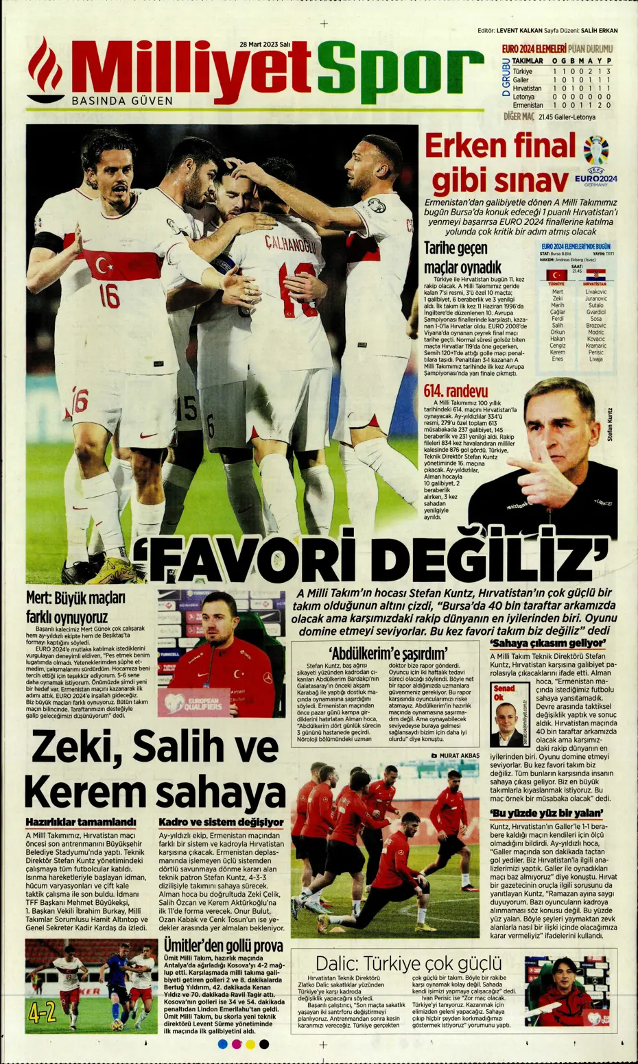 "Vurduğumuz gol olsun" - Sporun manşetleri - 20