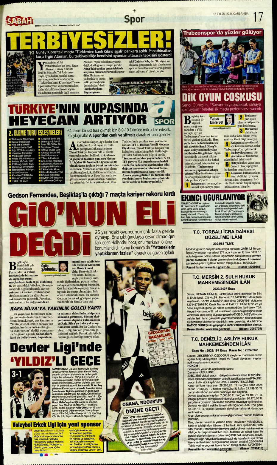 "Jose Mourinho'dan derbi kararı" | Sporun manşetleri - 27 "Jose Mourinho'dan derbi kararı" | Sporun manşetleri - 27