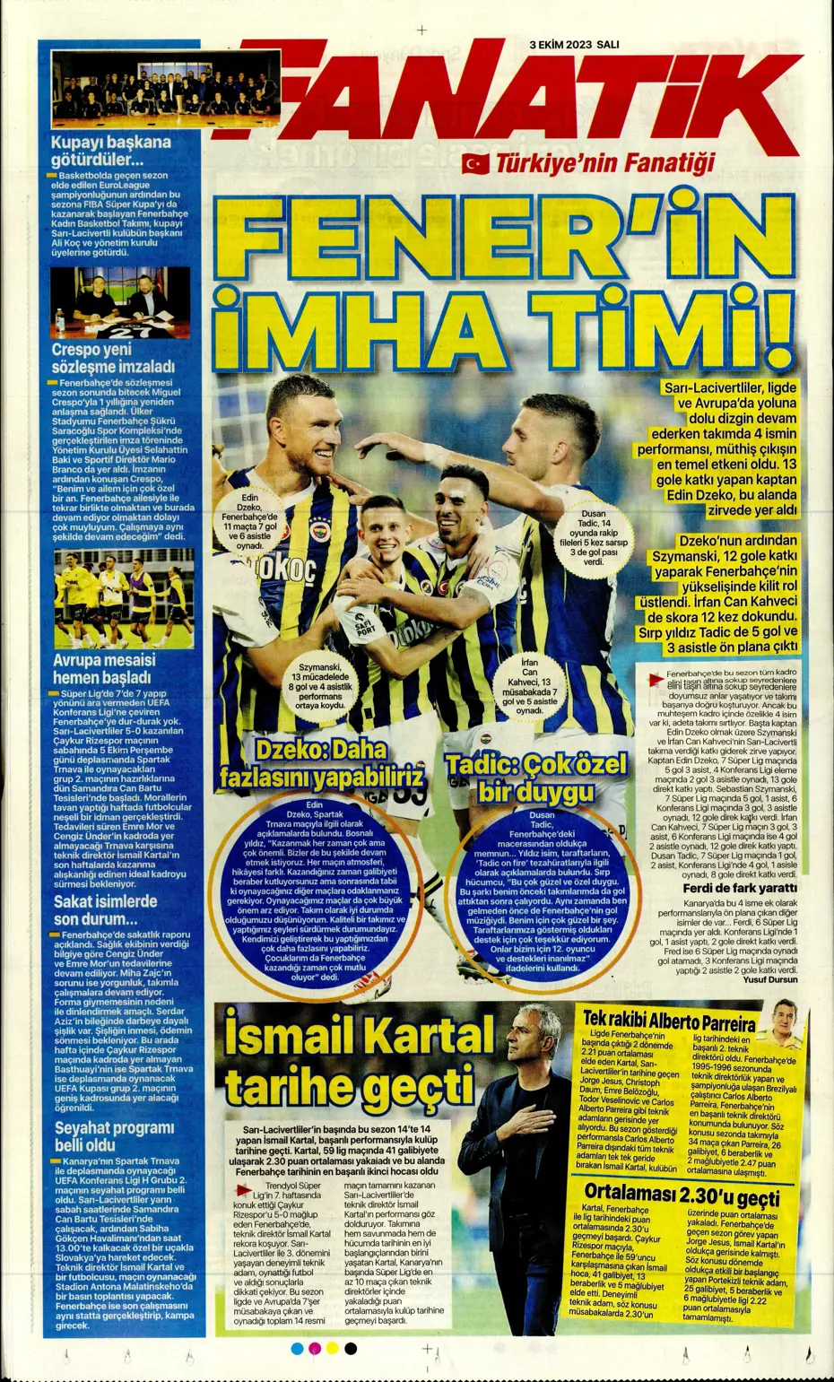 "İşte Okan Buruk'un imha planı" | Sporun manşetleri (3 Ekim 2023) - 9