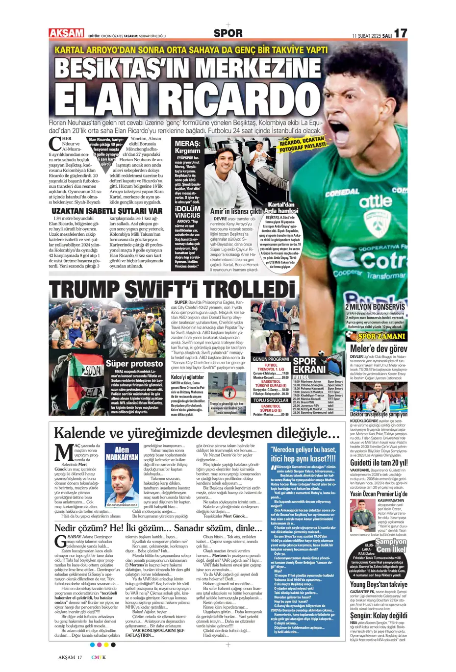 "Sezon sonu Fati" | Sporun manşetleri - 4