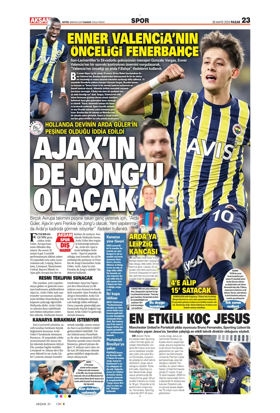 "Lukaku sürprizi" | Sporun manşetleri (28 Mayıs 2023) - 4