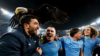 Roma derbisinde kazanan Lazio yarı finale çıktı