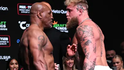 80 bin kişinin önünde dövüşecekler: Dünya, Mike Tyson-Jake Paul maçına kilitlendi