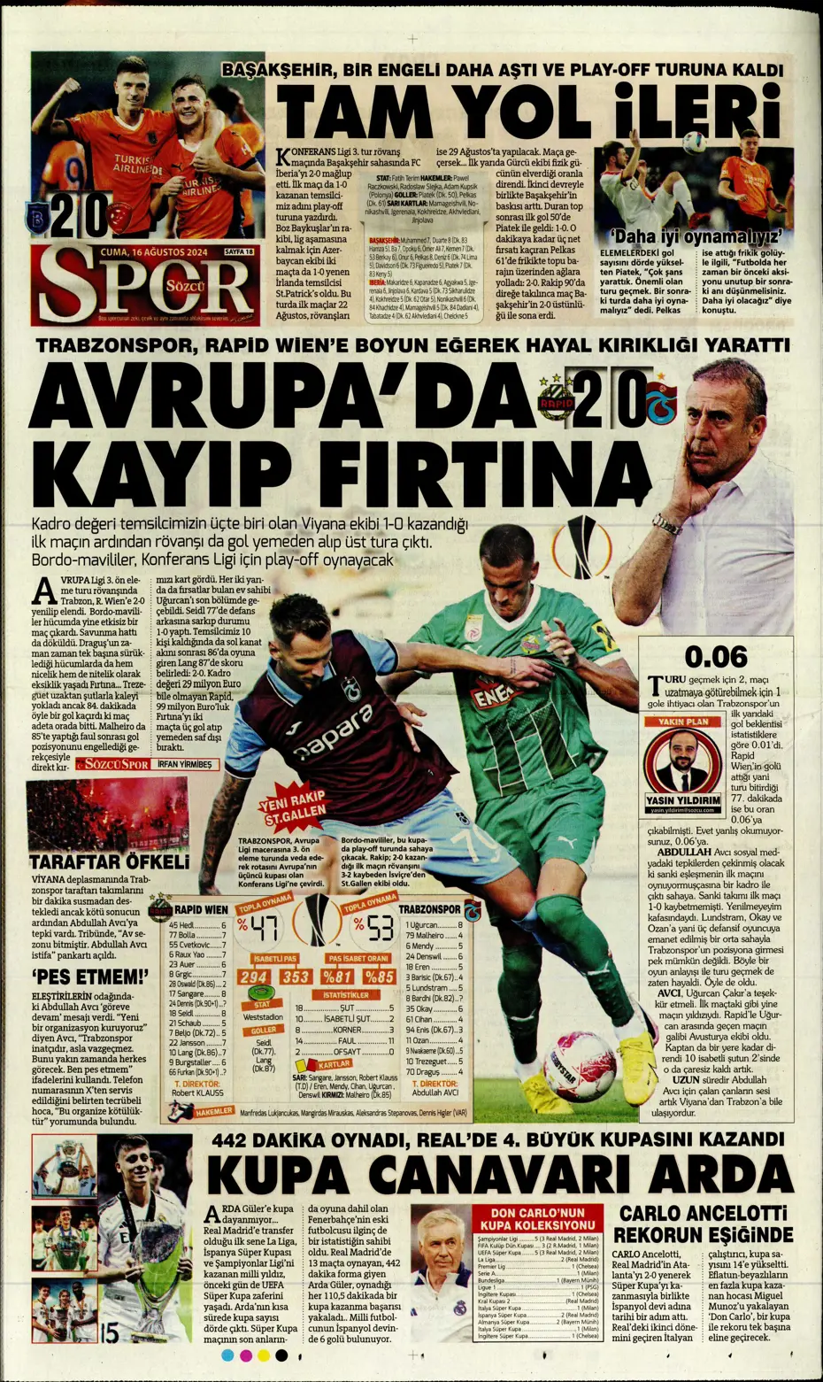 "Mateo Kovacic adım adım Fenerbahçe'ye" | Sporun manşetleri - 27 "Mateo Kovacic adım adım Fenerbahçe'ye" | Sporun manşetleri - 27