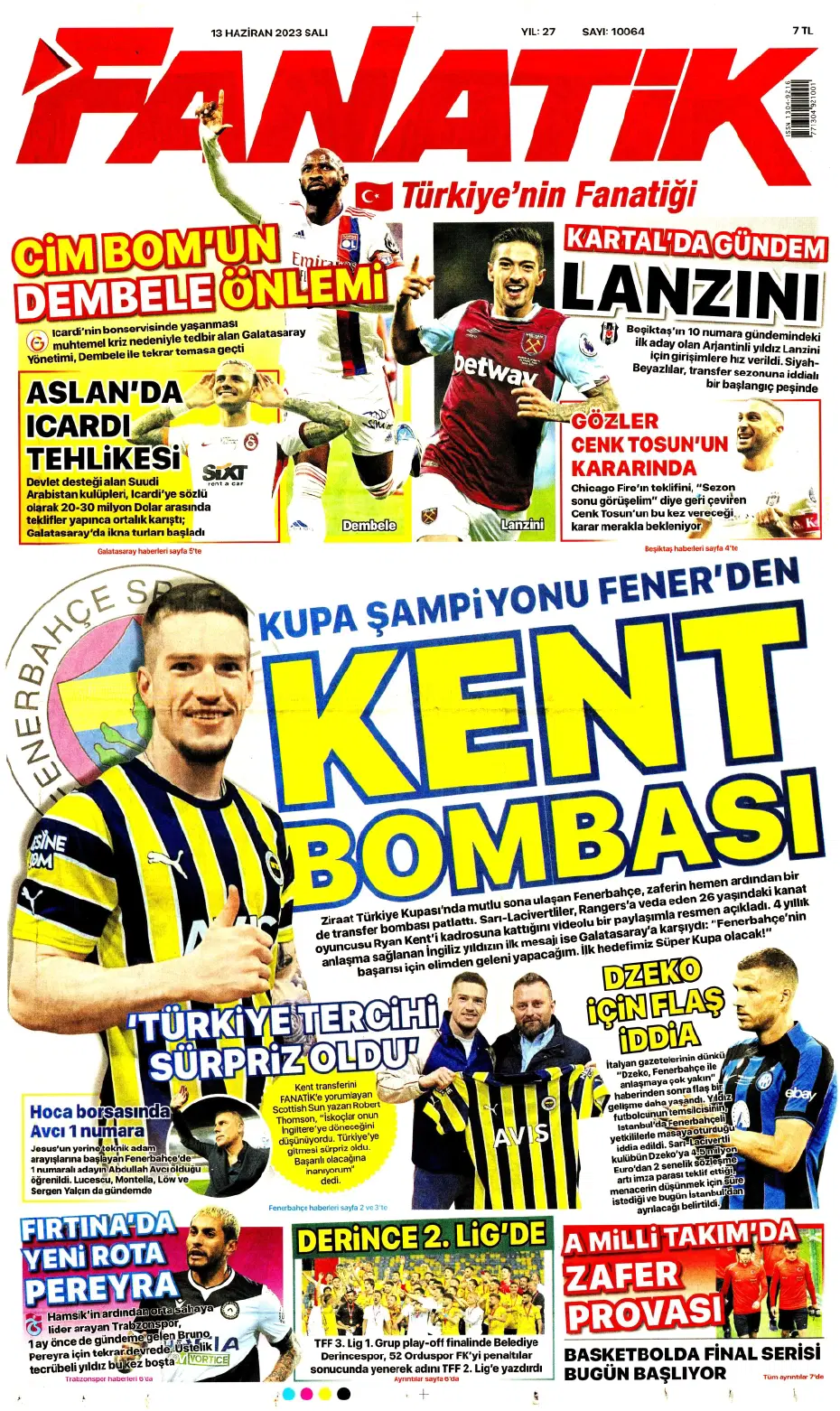 "Dembele hamlesi" | Sporun Manşetleri - 5 "Dembele hamlesi" | Sporun Manşetleri - 5