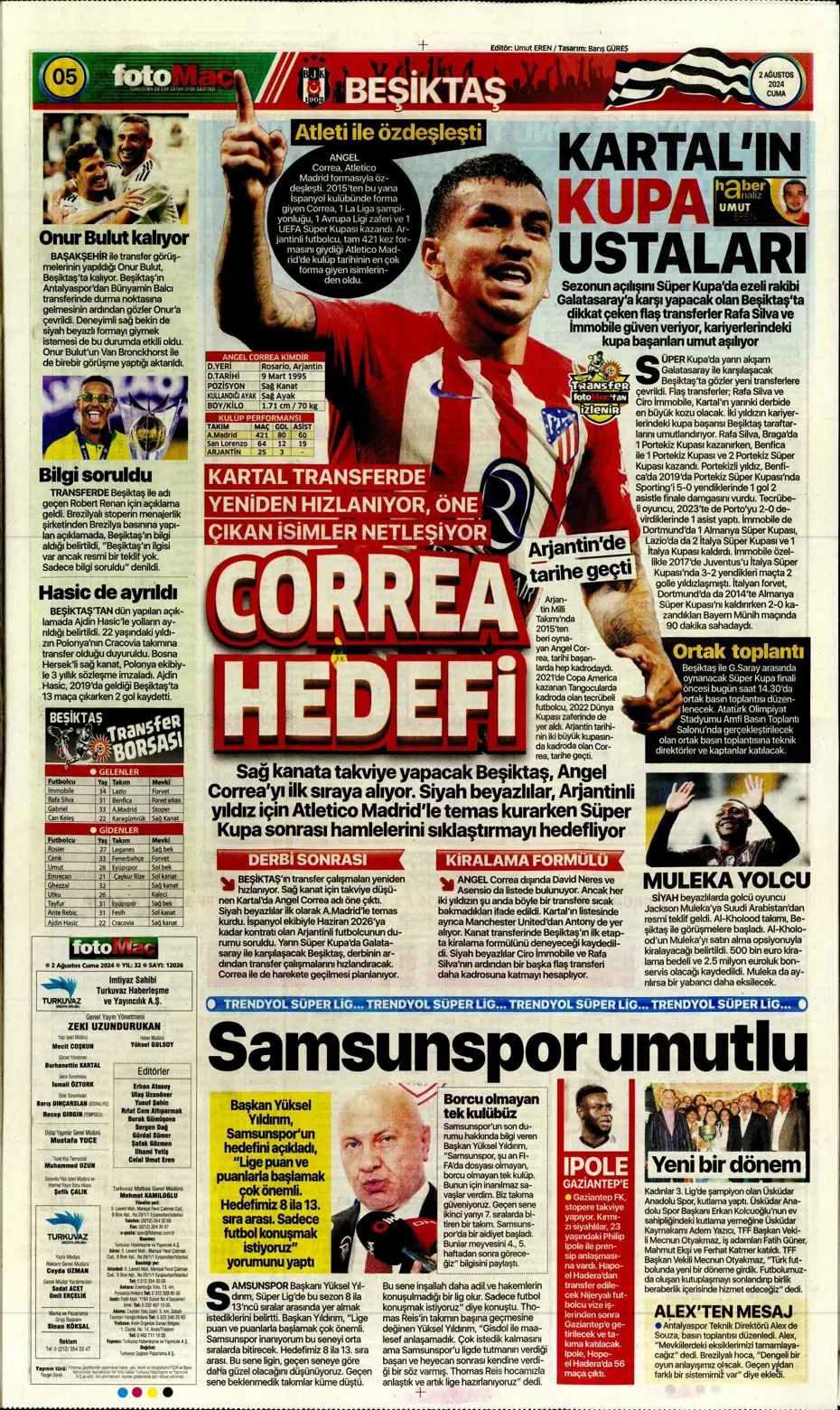 "Amrabat adım adım Kadıköy'e" | Sporun manşetleri - 15