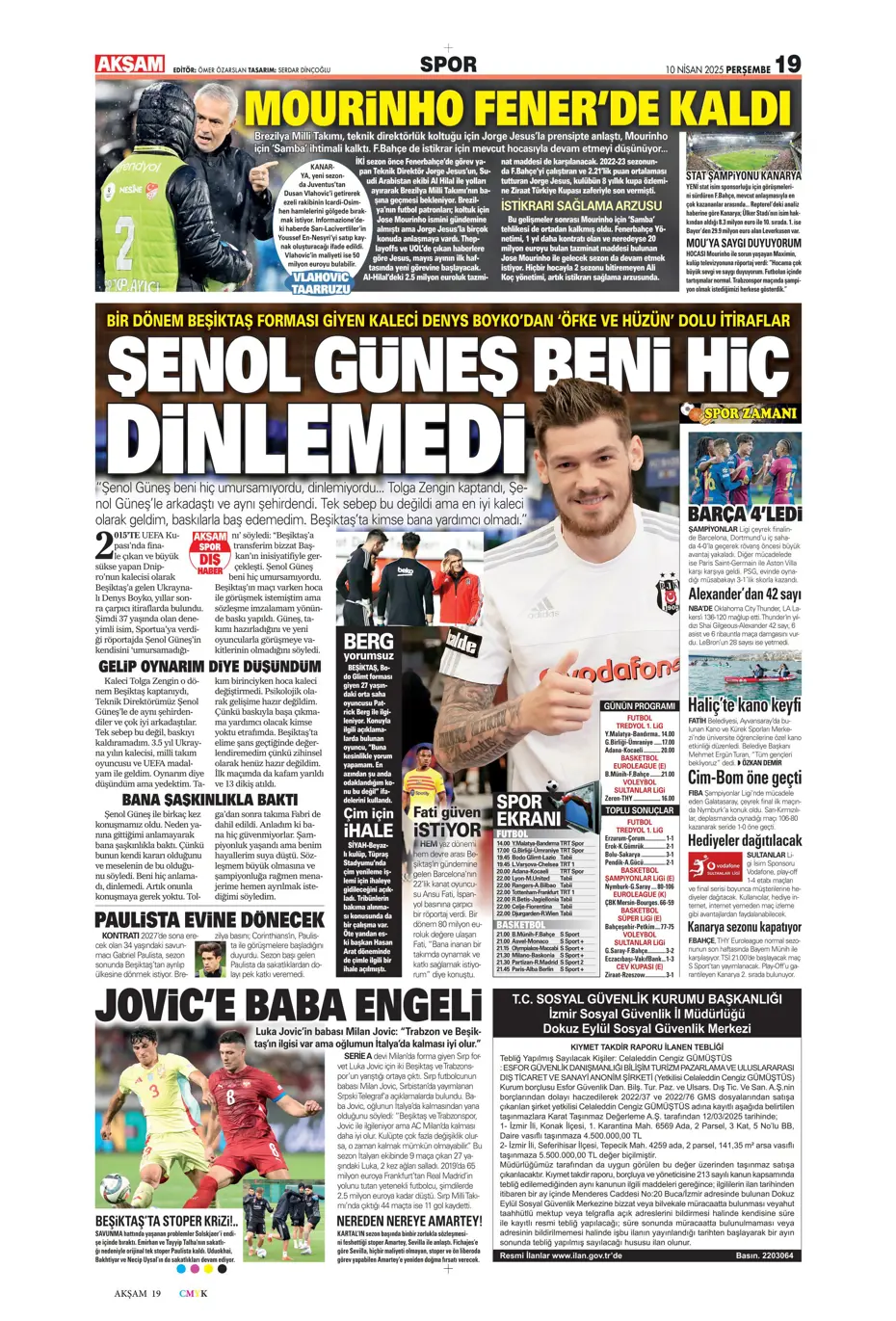 "Fenerbahçe'nin yeni lideri: Thomas Müller" | Sporun manşetleri - 2