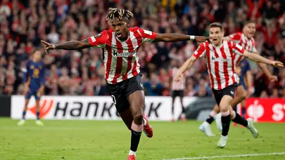 Nico Williams, Athletic Bilbao'yu çeyrek finale taşıdı Nico Williams, Athletic Bilbao'yu çeyrek finale taşıdı