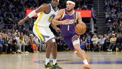 Phoenix Suns, Golden State Warriors'ı Devin Booker'la geçti