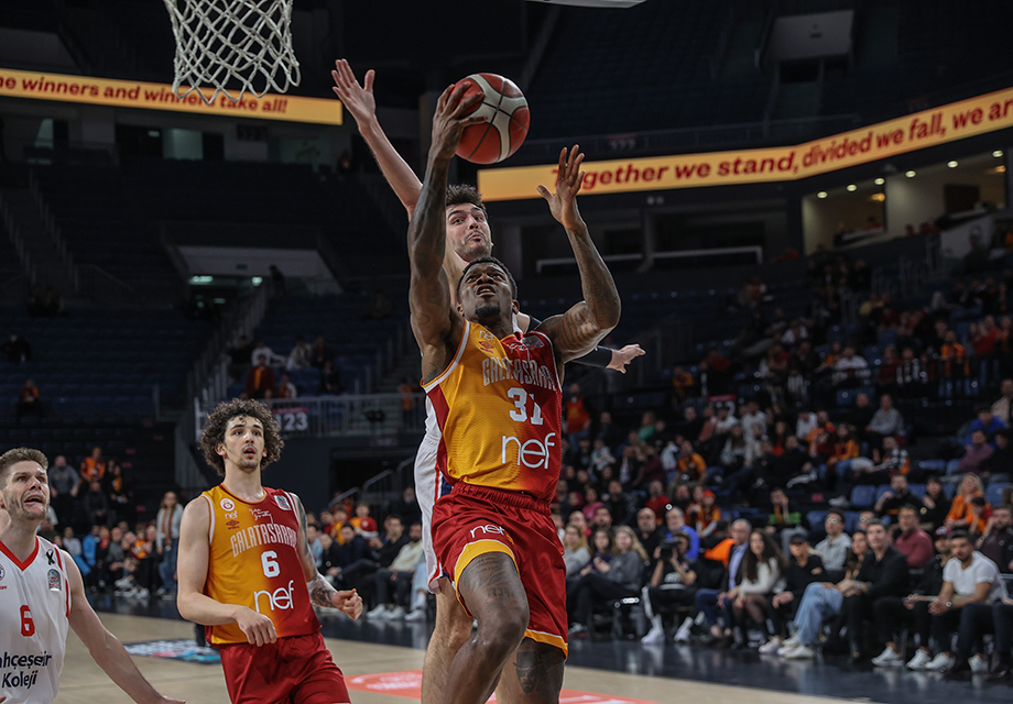 Türkiye Sigorta Basketbol Süper Ligi | Galatasaray Nef, uzatma periyodunda güldü
