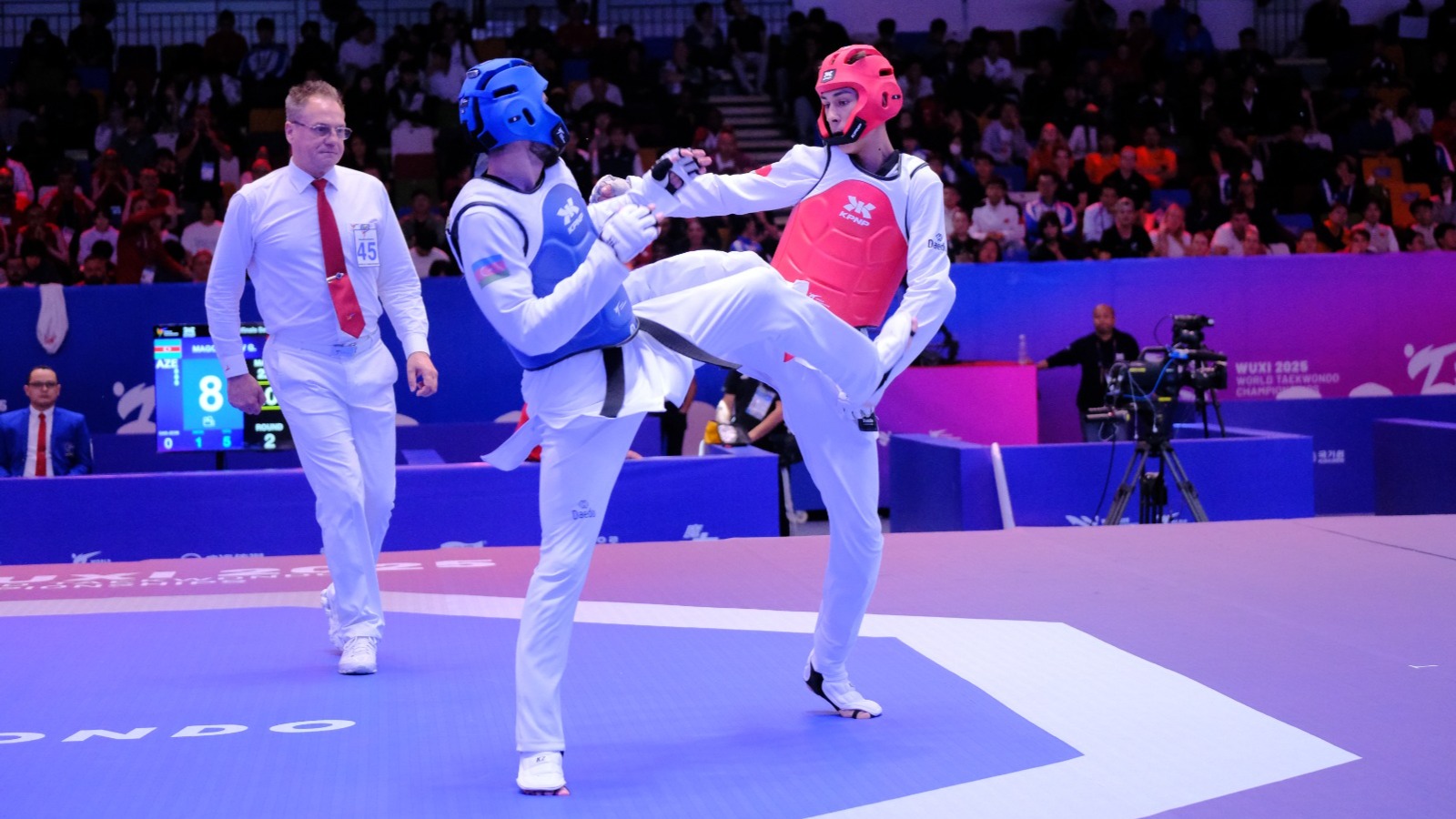 Yusuf Badem ve Şevval Çakal, Dünya Tekvando Şampiyonası'na veda etti