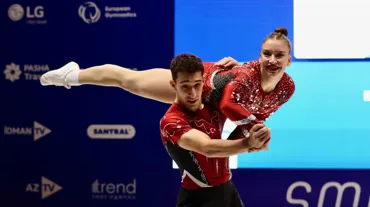 Milli aerobik cimnastikçiler, Avrupa Şampiyonası'nda adlarını finale yazdırdı