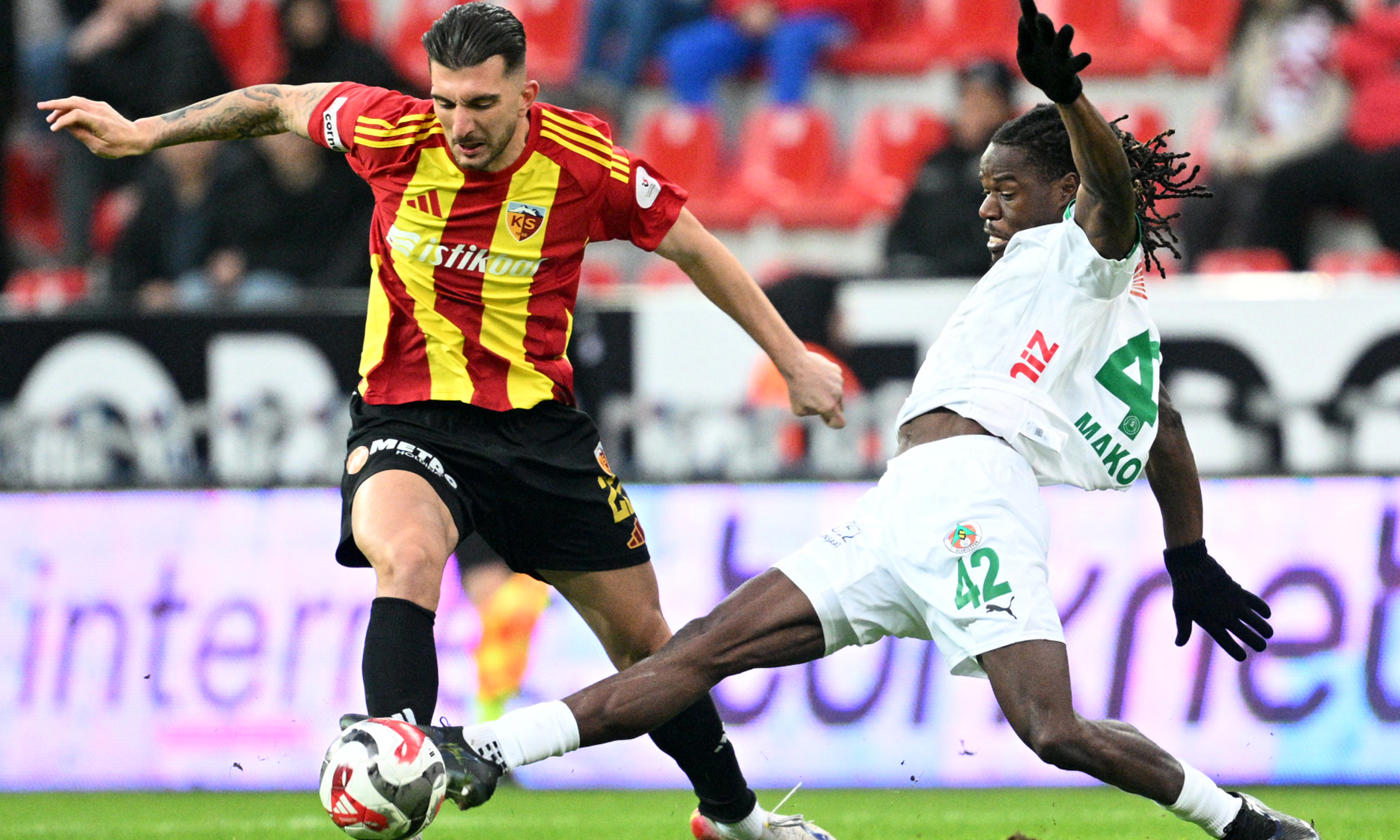 Kayserispor'la Alanyaspor yenişemedi