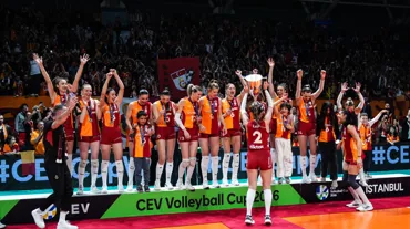 Türk sporunda bir ilki başardı: CEV Kupası'nda şampiyon Galatasaray Daikin