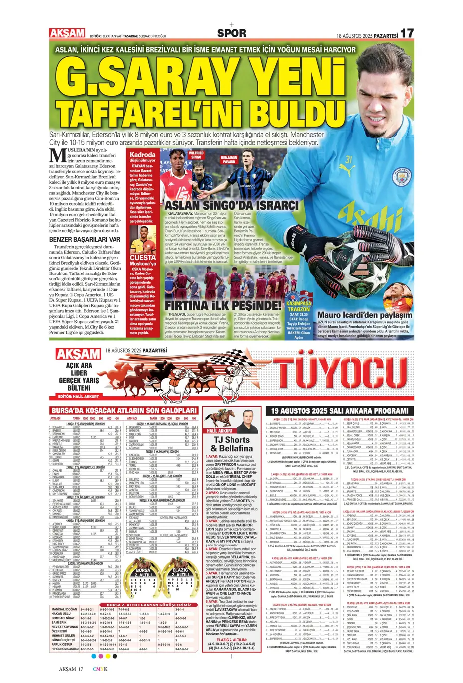 "Galatasaray'dan Antony bombası" | Sporun manşetleri - 37