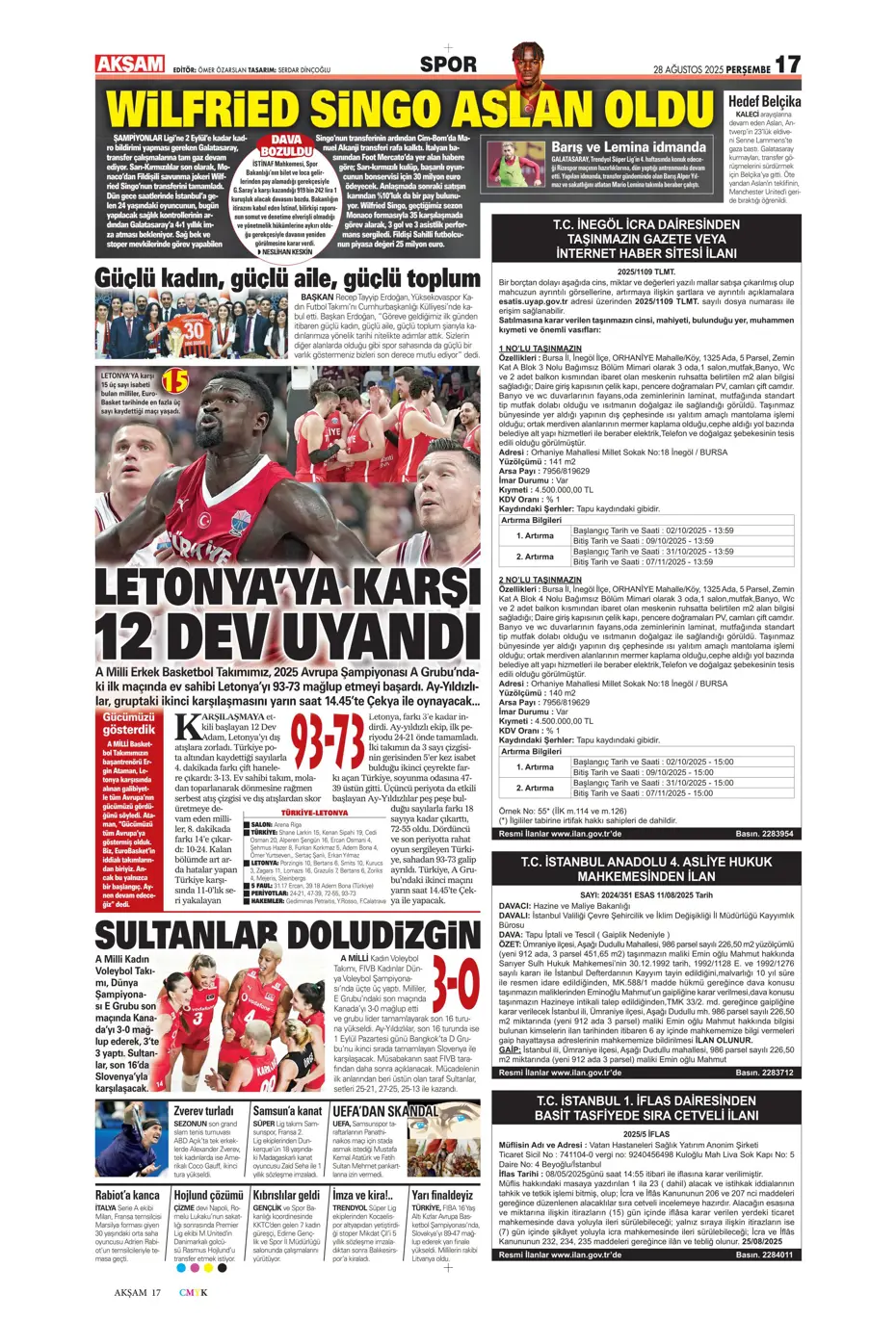 "Kerem Fenerbahçe'yi de Mourinho'yu da bitirdi" | Sporun manşetleri - 36