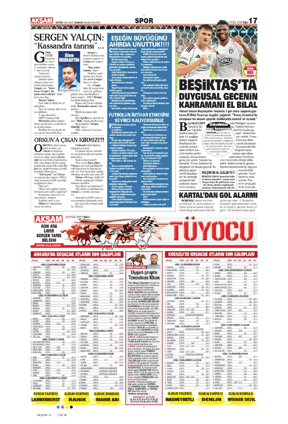 "Fenerbahçe'den David Alaba bombası" | Sporun manşetleri - 23