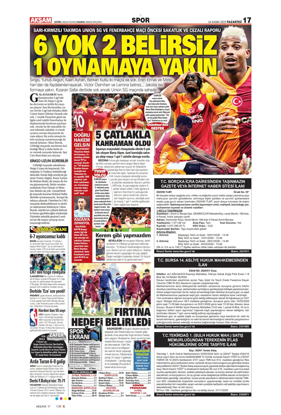 "Matador şov: Marco Asensio" | Sporun manşetleri - 41