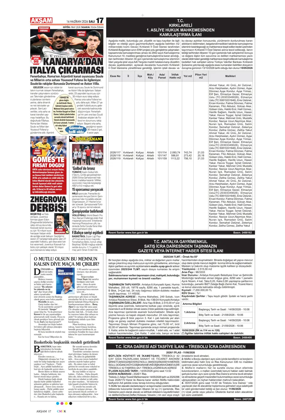 Aziz Yıldırım yönetimi ilk bileti kesti: "Kendine kulüp bul" | Sporun manşetleri - 24