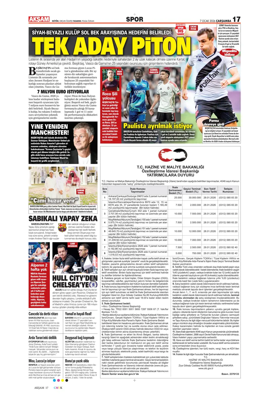 "İrfan Can Kahveci bugün resmi imzayı atacak" | Sporun manşetleri - 27