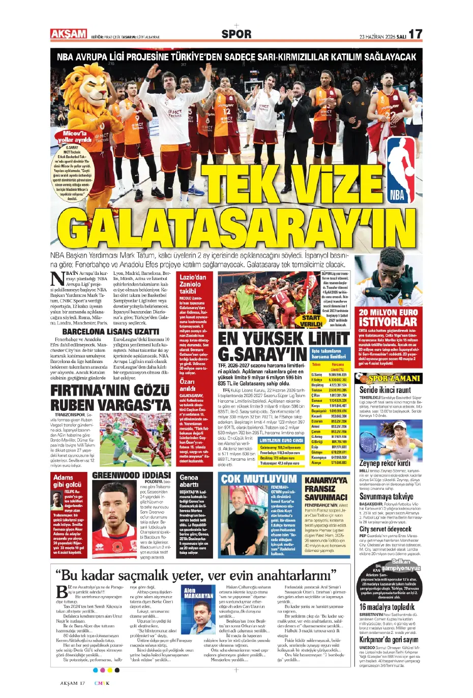 Ve Fenerbahçe'ye Konyaspor'dan Adil Demirbağ cevabı geldi | Sporun manşetleri - 22