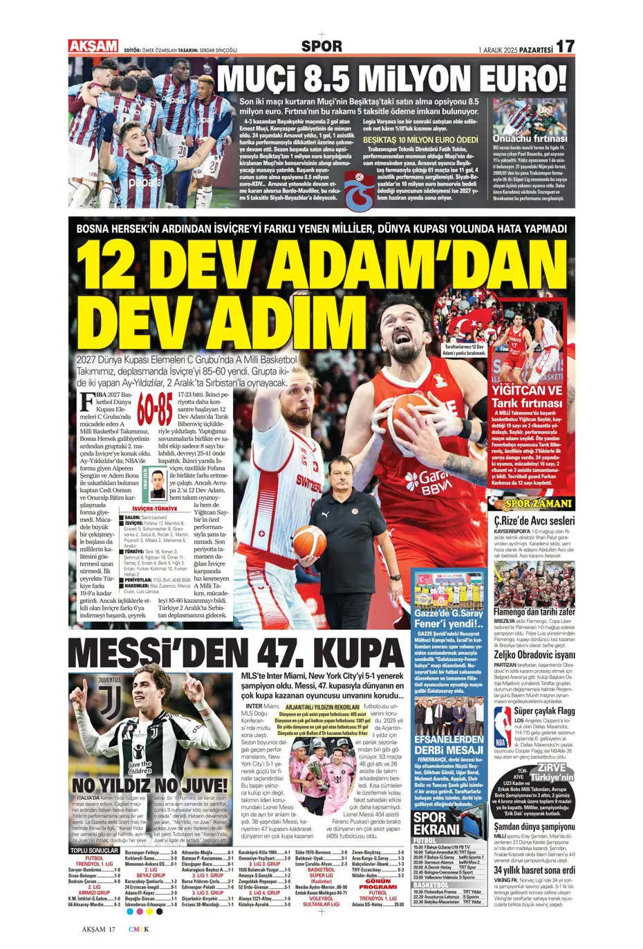 "Kadıköy'de 30 milyarlık dev buluşma" | Sporun manşetleri - 38