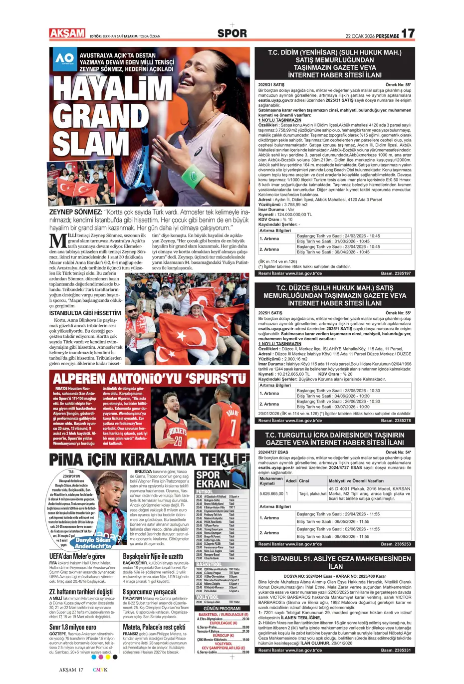 "Galatasaray'dan Atletico maçı sonrası 2 transfer birden" | Sporun manşetleri - 32