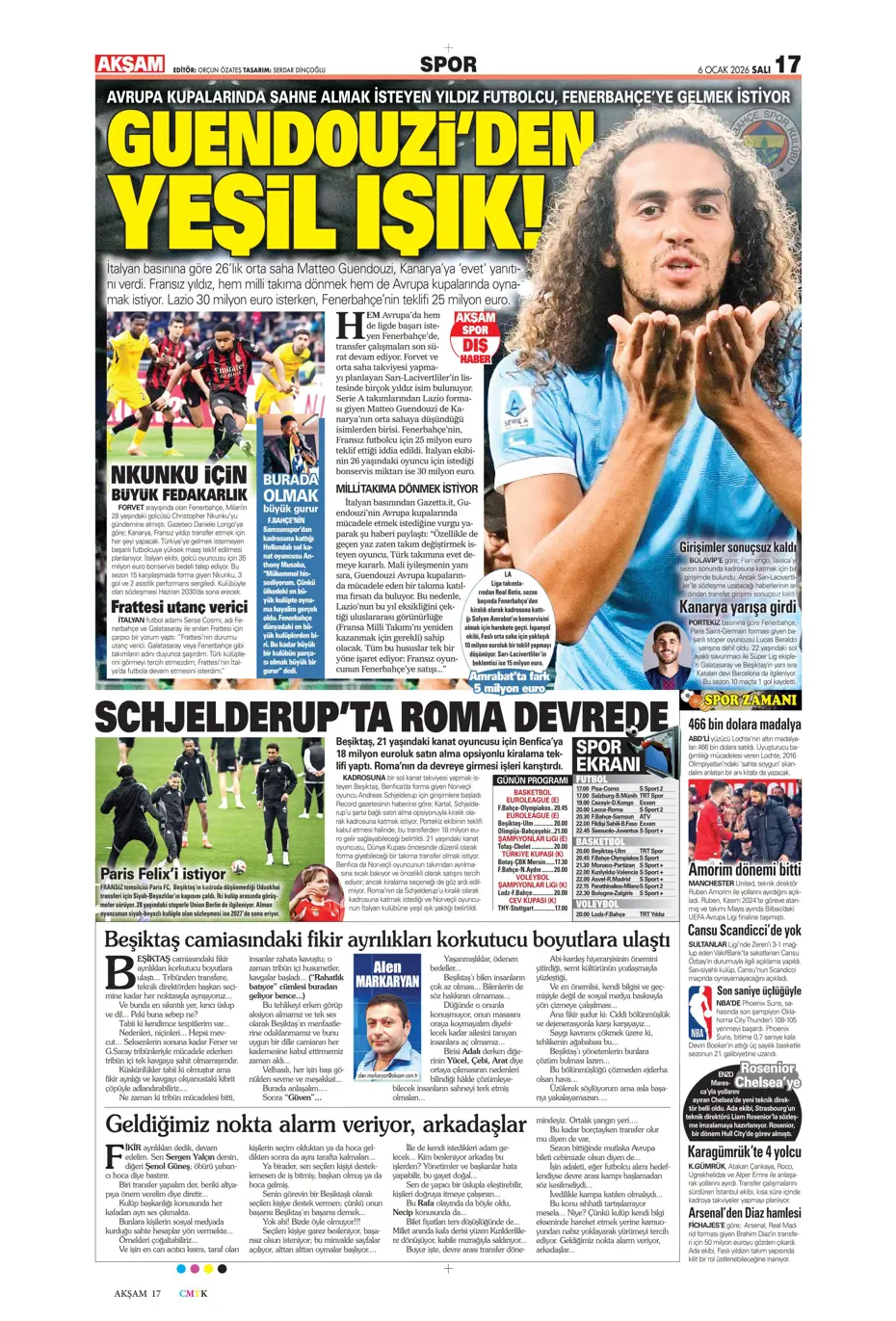 "Lookman Afrika Kupası'ndan direkt İstanbul'a" | Sporun manşetleri - 21 "Lookman Afrika Kupası'ndan direkt İstanbul'a" | Sporun manşetleri - 21