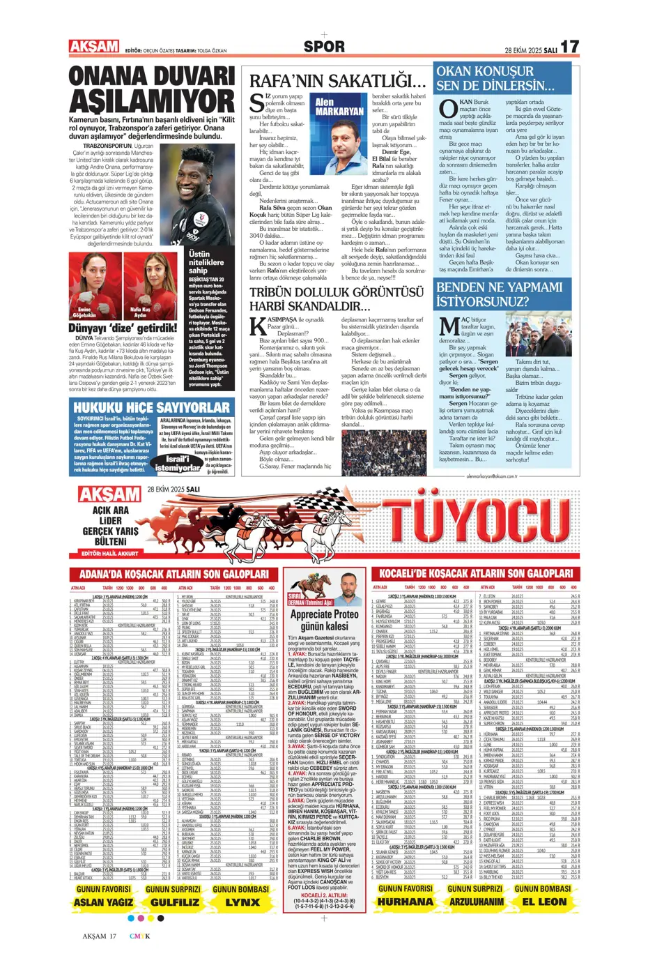 "Galatasaray'dan ocakta 2 bomba transfer" | Sporun manşetleri - 38 "Galatasaray'dan ocakta 2 bomba transfer" | Sporun manşetleri - 38