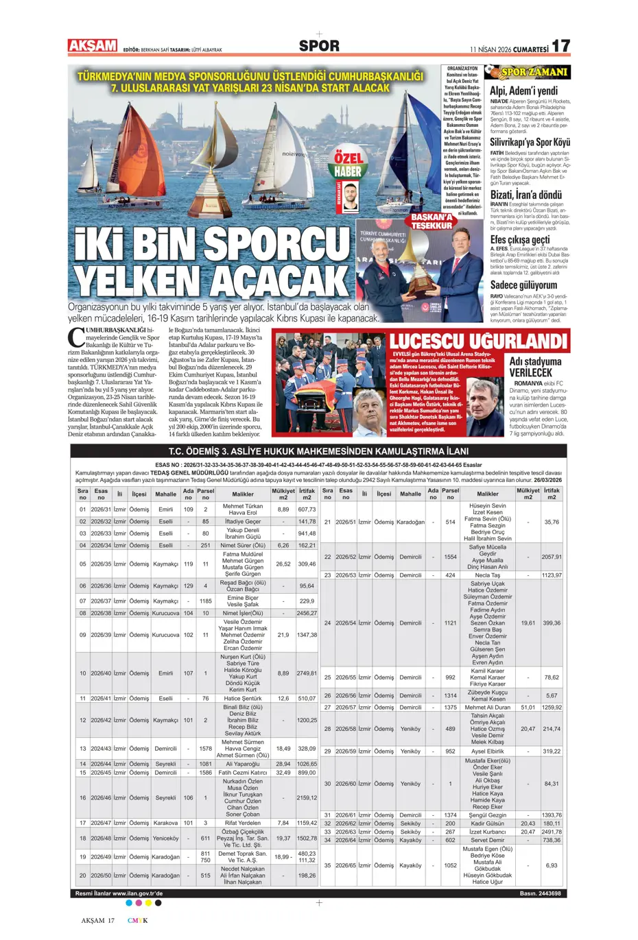 "Devler Osimhen için sırada" | Sporun manşetleri - 42