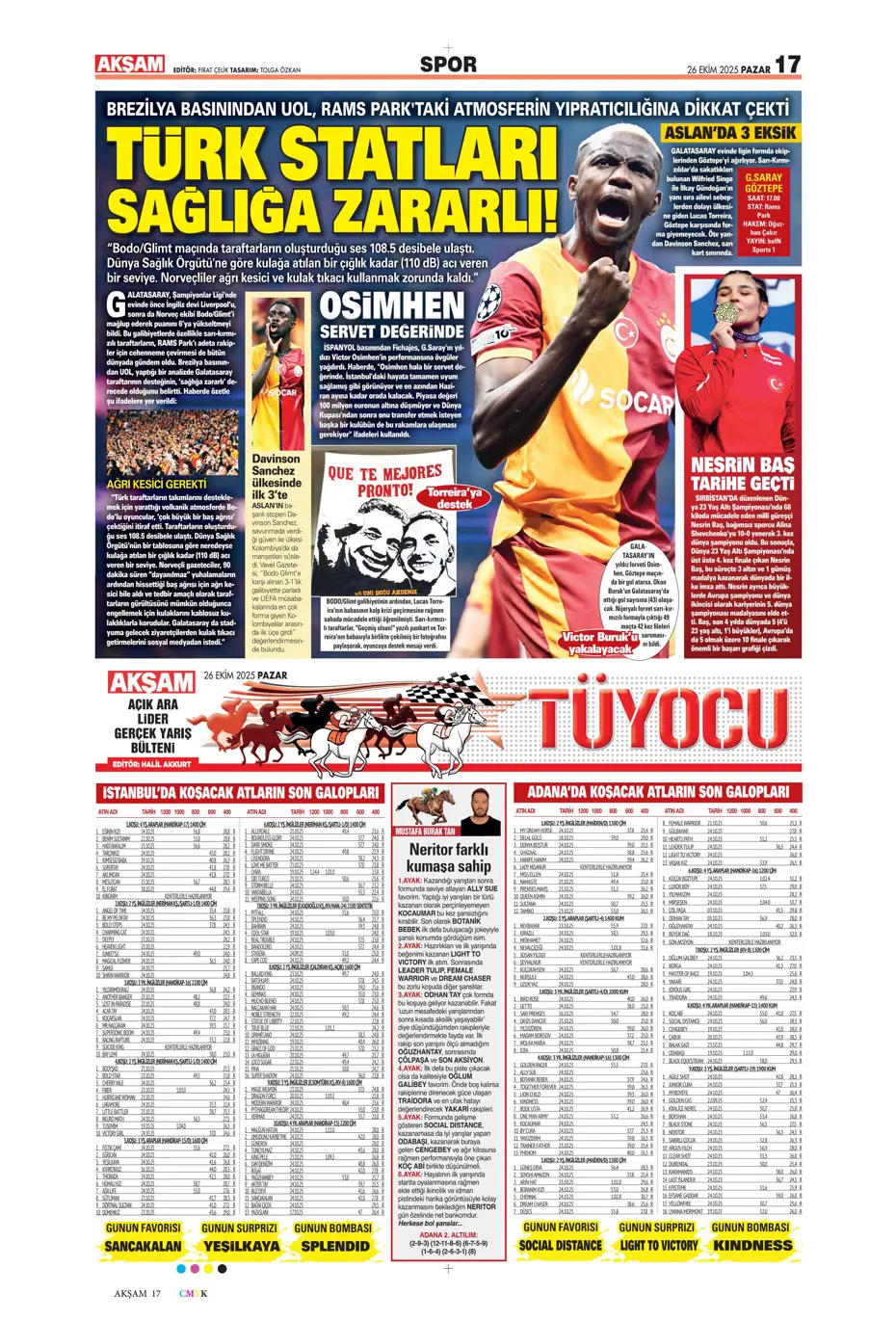 "Fenerbahçe'ye gol makinesi Sörloth" | Sporun manşetleri - 35 "Fenerbahçe'ye gol makinesi Sörloth" | Sporun manşetleri - 35