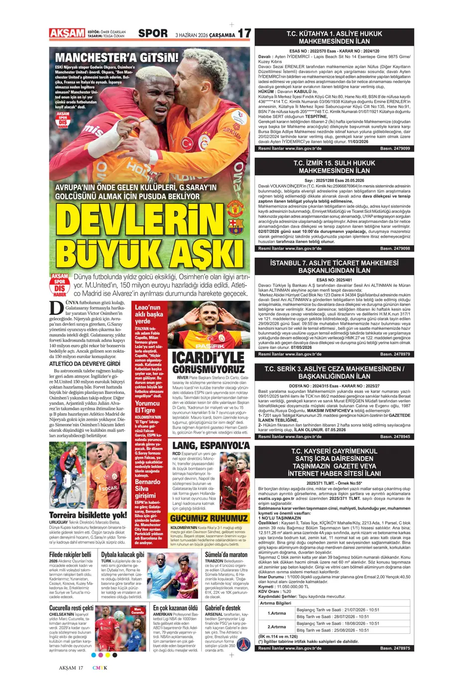 Hakan Safi'den kaleci bombası: Maldini bu ismi bizzat önerdi | Sporun manşetleri - 23