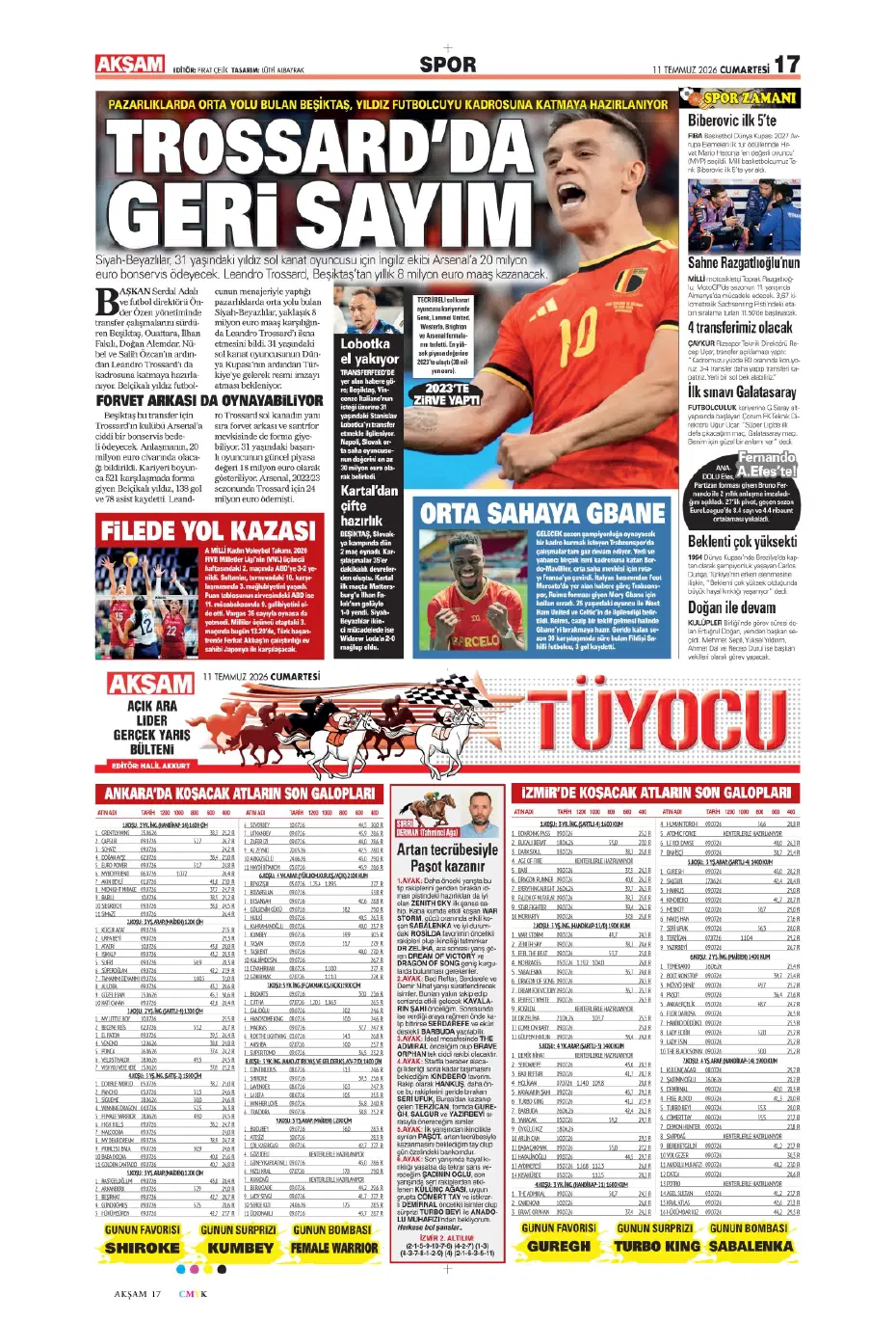 Kerem Aktürkoğlu için rekor teklif | Sporun manşetleri - 14