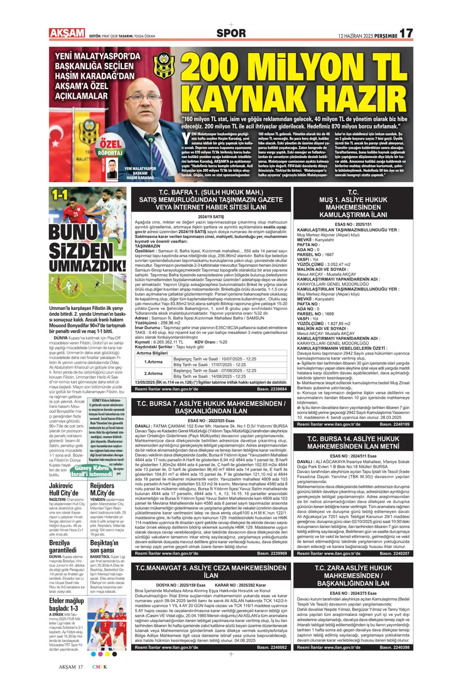 "Osimhen'in yerine En-Nesyri" | Sporun manşetleri - 34