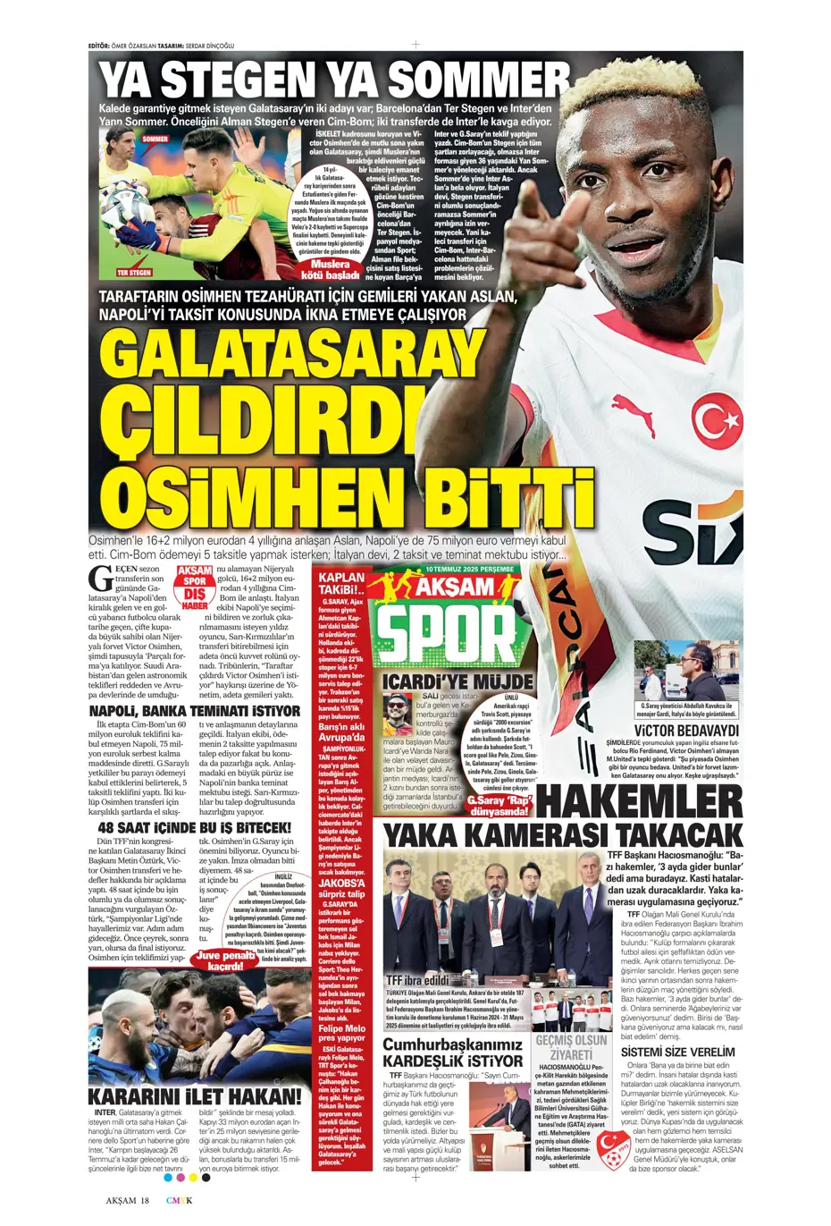 "Fenerbahçe'den Kerem Aktürkoğlu bombası" | Sporun manşetleri - 30