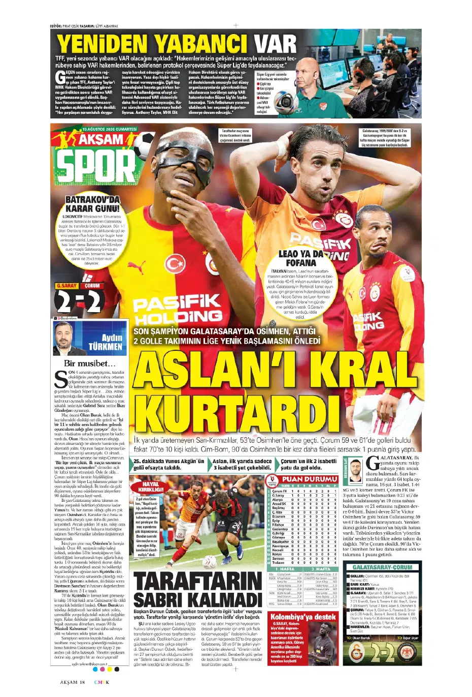 "Darwin Nunez geliyor" | Sporun manşetleri - 25 "Darwin Nunez geliyor" | Sporun manşetleri - 25