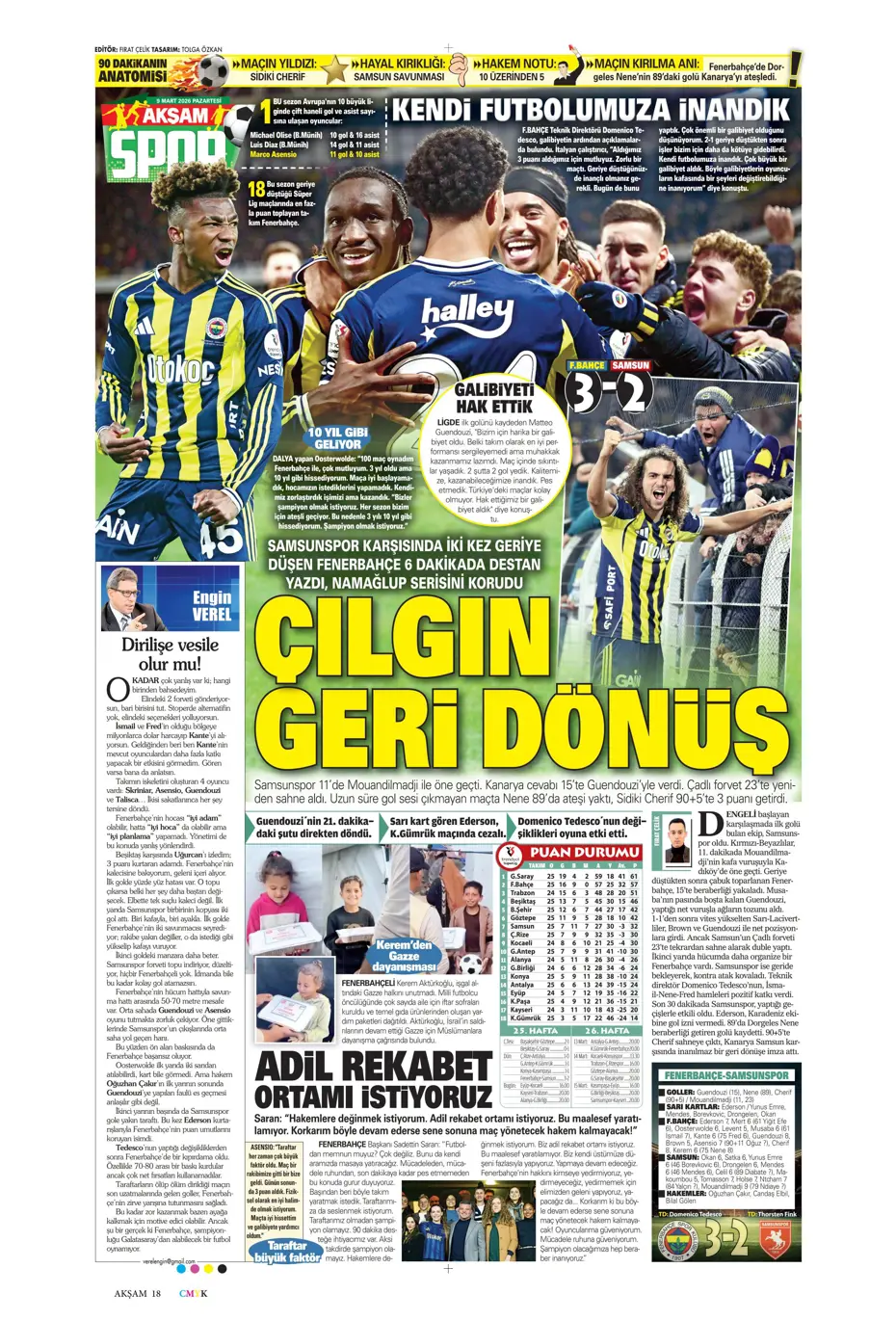 "Eller yukarı! Ben Cherif" | Sporun manşetleri - 31