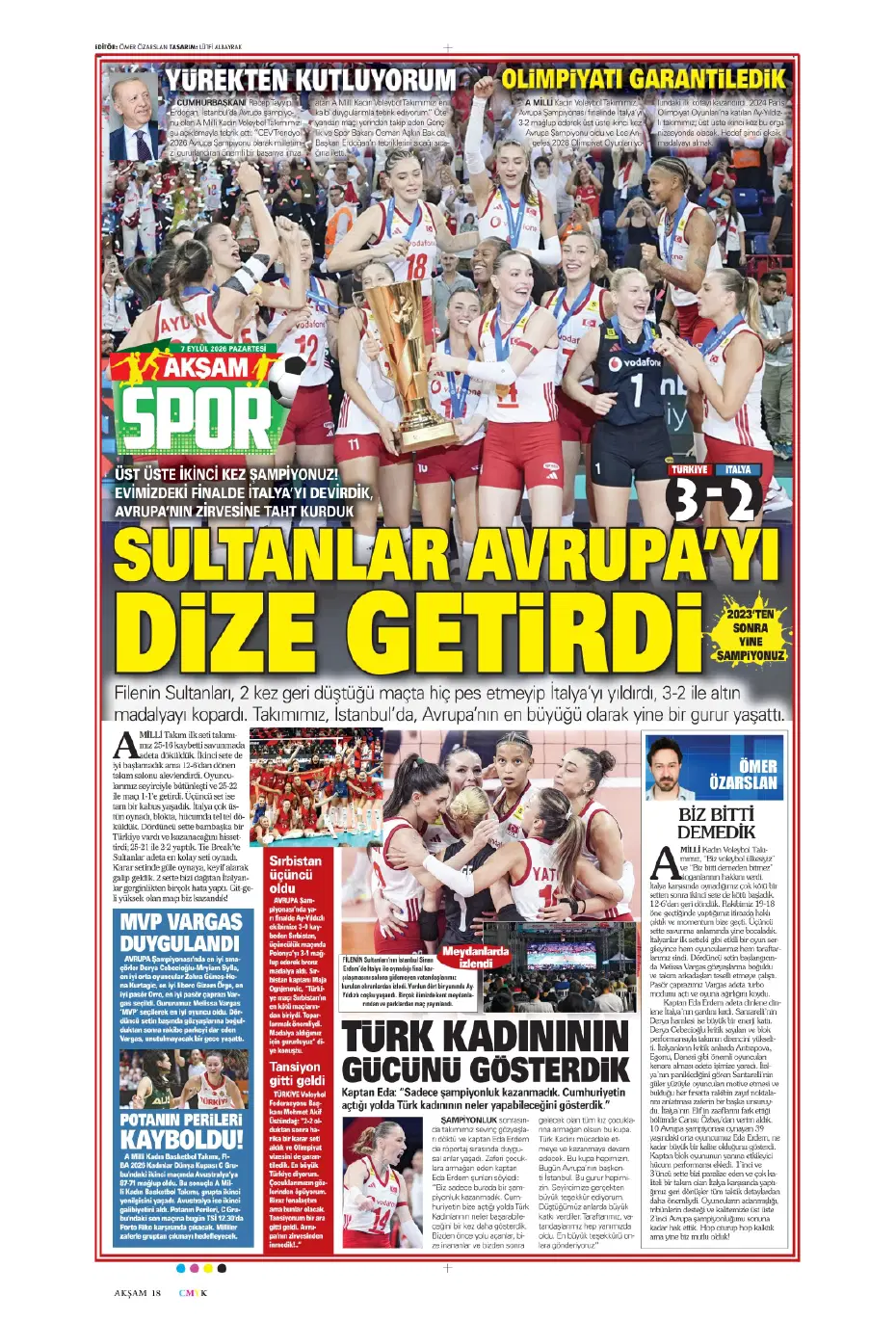 "İsmail Kartal'ın kader virajı" | Sporun manşetleri - 18