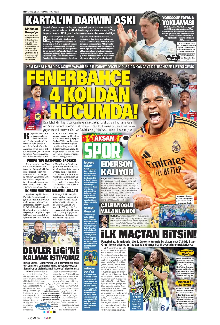 Salah sonrası Trabzonspor'un yeni bombası Süper Lig'den | Sporun manşetleri - 19