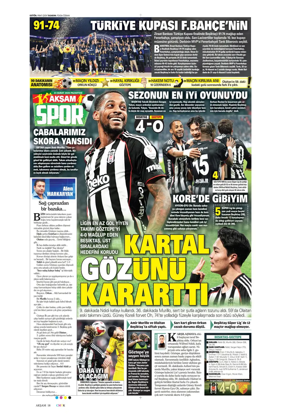 "Fenerbahçe'ye Galatasaray dopingi: Whatsapp grubunda bayram havası" | Sporun manşetleri - 32 "Fenerbahçe'ye Galatasaray dopingi: Whatsapp grubunda bayram havası" | Sporun manşetleri - 32