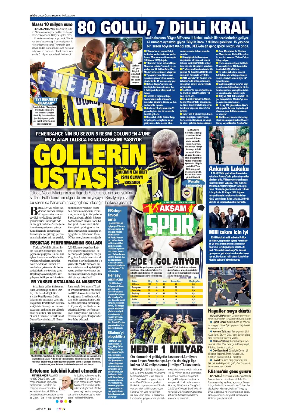 Yüksel Yıldırım, Fenerbahçe'den flaş bir transfer yapıyor | Sporun manşetleri - 11 Yüksel Yıldırım, Fenerbahçe'den flaş bir transfer yapıyor | Sporun manşetleri - 11