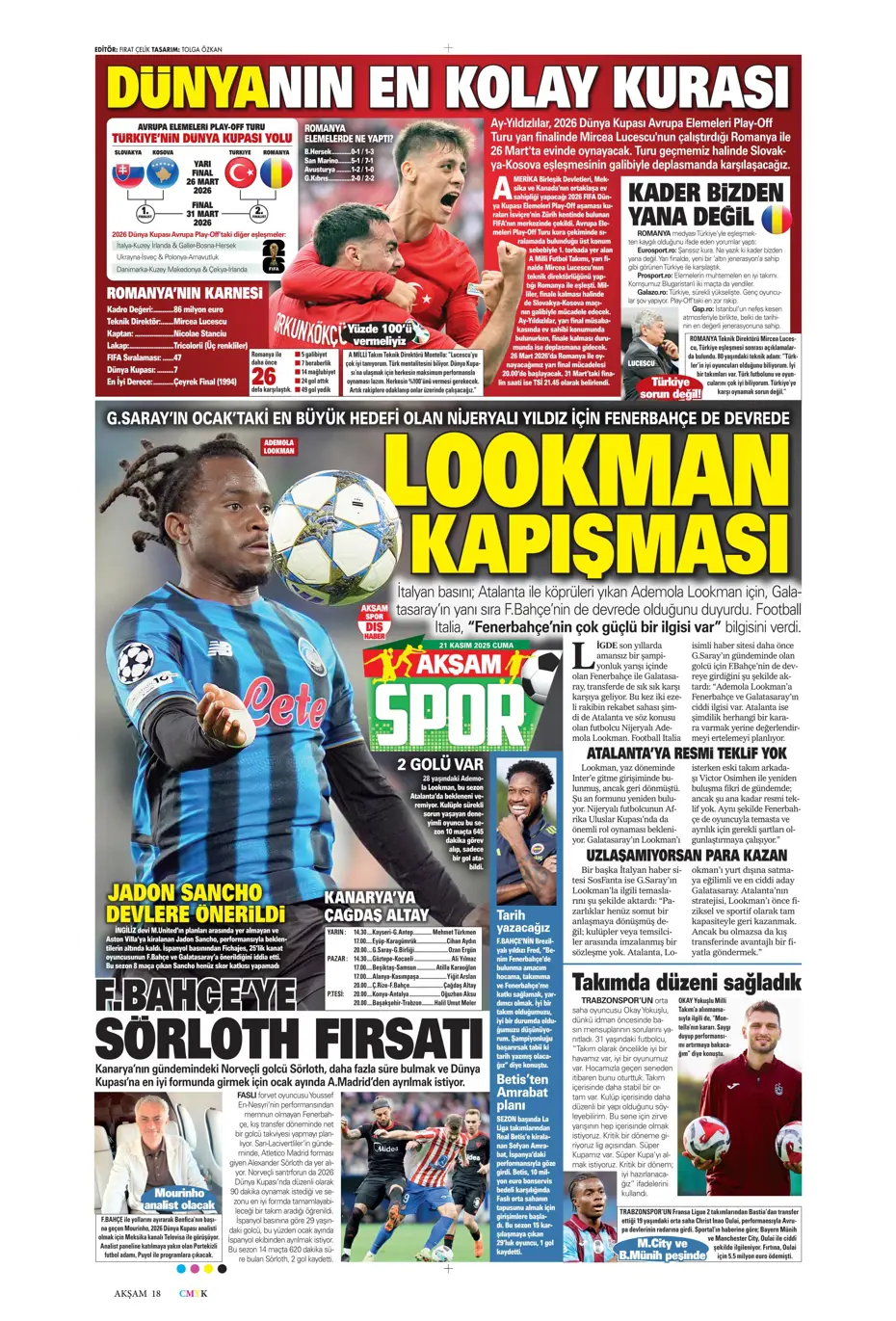 "Galatasaray'dan Rodrygo bombası" | Sporun manşetleri - 23
