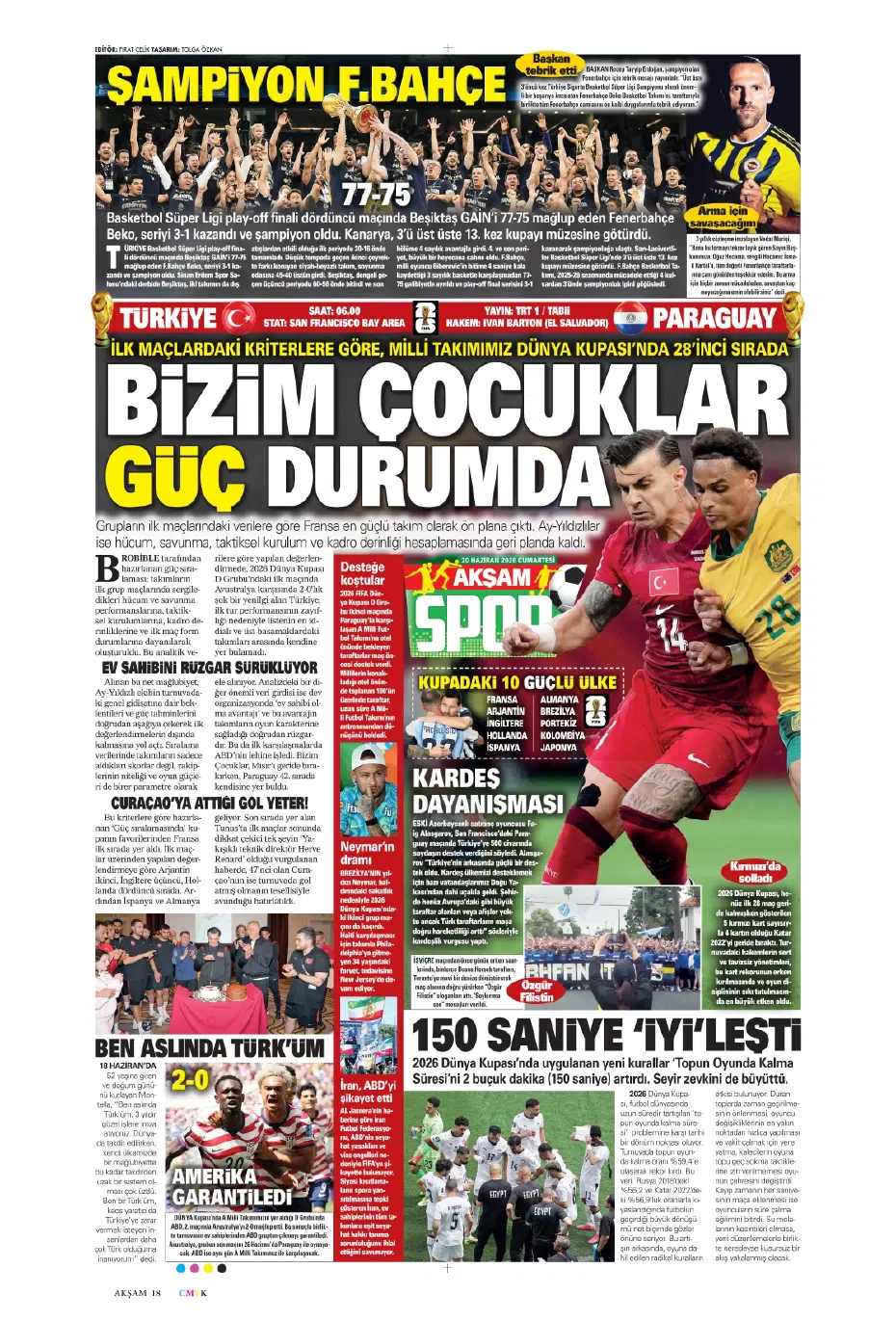 Ve Fenerbahçe için İstanbul'da! Fransız yıldızı Oğuz Çetin izledi, İsmail Kartal onayladı | Sporun manşetleri - 20