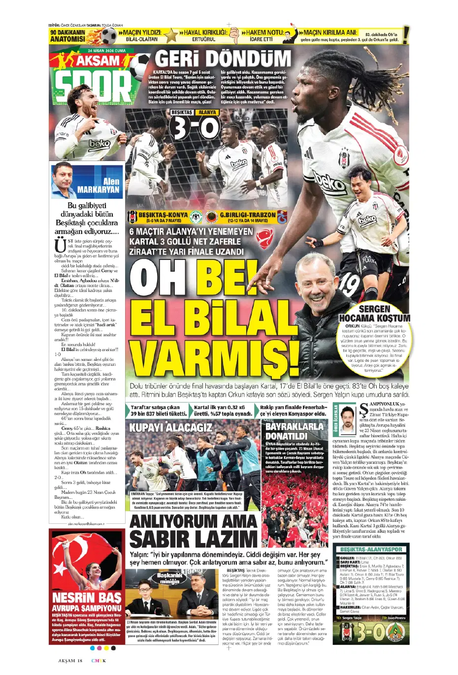 Ve Osimhen için kritik gün geldi çattı | Sporun manşetleri - 21